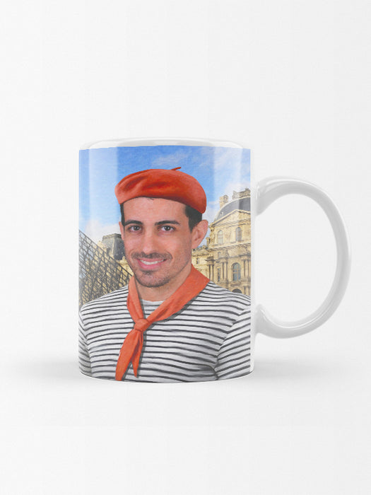 La fusée de Frenchie - Tasse personnalisée